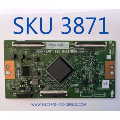 T-CON PARA TV HISENSE / NUMERO DE PARTE 284346 / RSAG7.820.9432/ROH / TP211EYAWG / B002 / PANEL HD750V6U82-TAL8\S0\GM\ROH 284273 / MODELO 75U6G